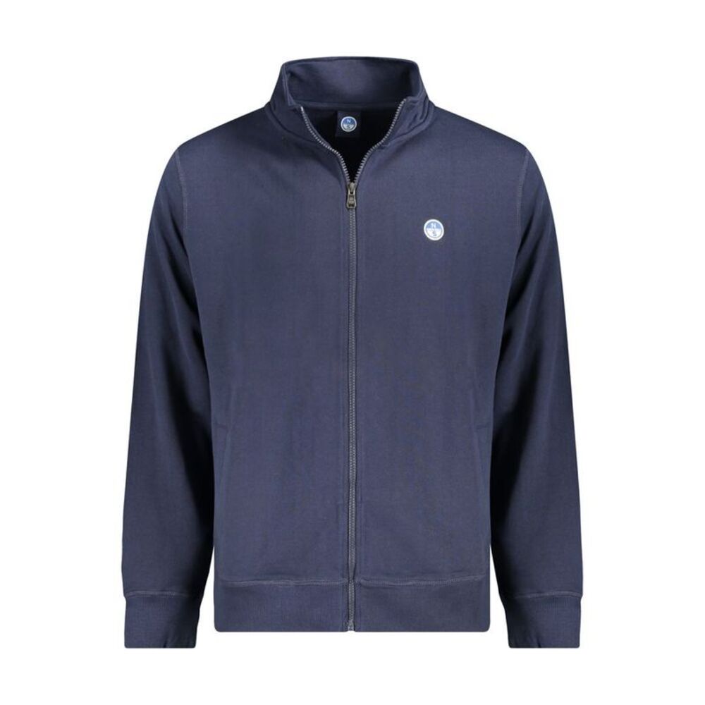 North Sails Blue Cotton Male Men's Sweatshirt